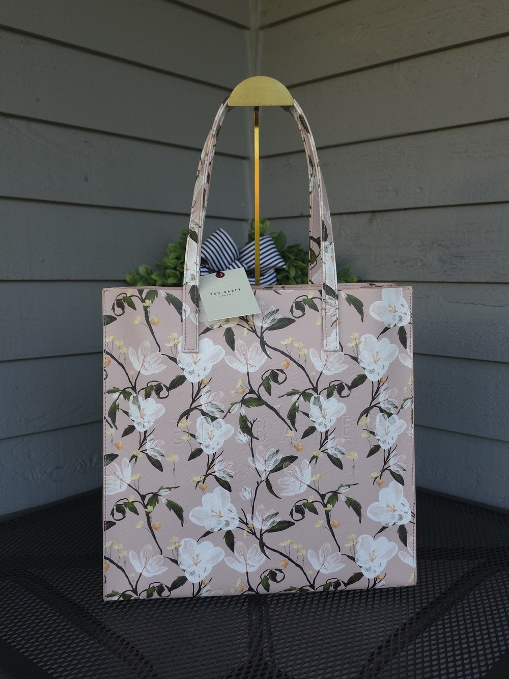 Ted Baker Pink Floral Tote Bag